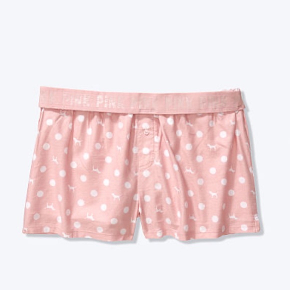💕PINK Sleep Boxy Short - Picture 1 of 2